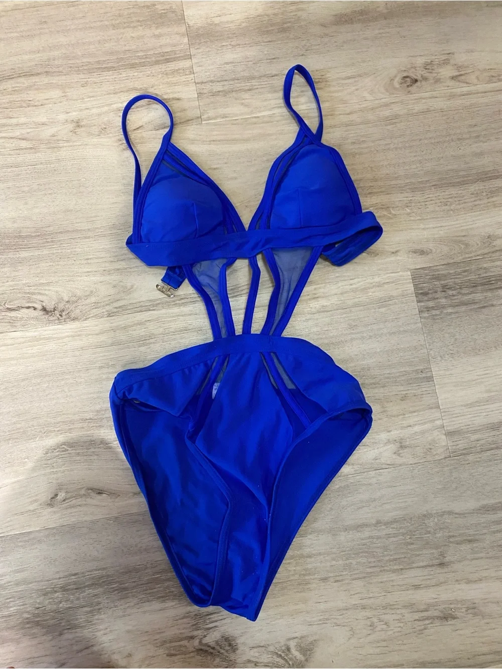 Dippin' Daisy's Royal Blue Strappy One-Piece Swimsuit